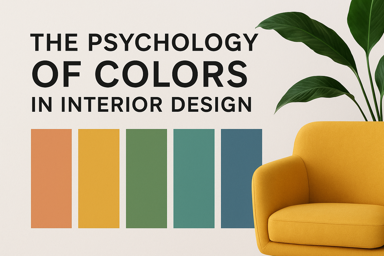 The Psychology of Colors in Interior Design – How Different Colors Influence Mood and Space Perception