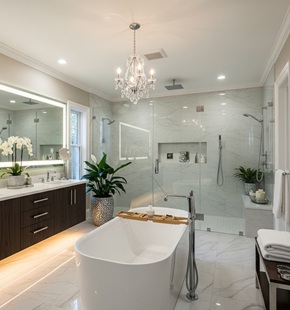 Bathroom and kitchen remodeling showcase