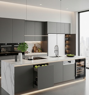 Modular kitchen and wardrobe design showcase